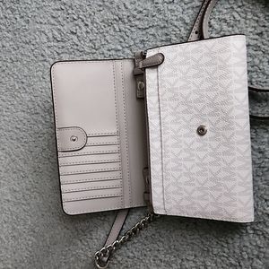 Michael Kors small crossbody gray